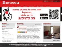 Tablet Screenshot of bordogna.it